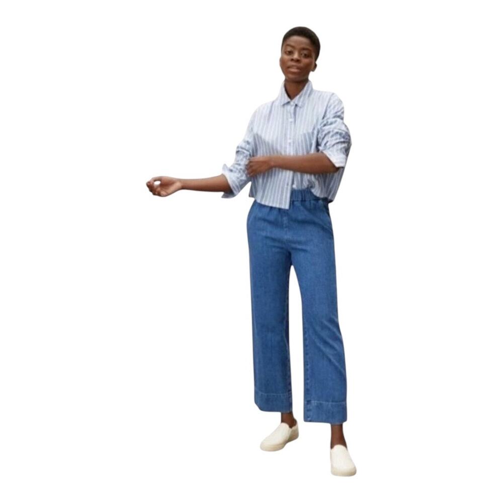 Everlane The Easy Jean Blue Women 00 Organic Cotton